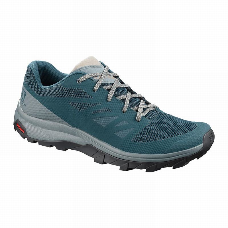 Salomon Singapore Mens Hiking Shoes - OUTLINE Blue | 12504-MVPL